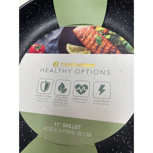 Master Class Healthy Options Non-Stick Skillet Set 8"/9.5"/11" PFOA & PFOS New - Picture 5 of 8